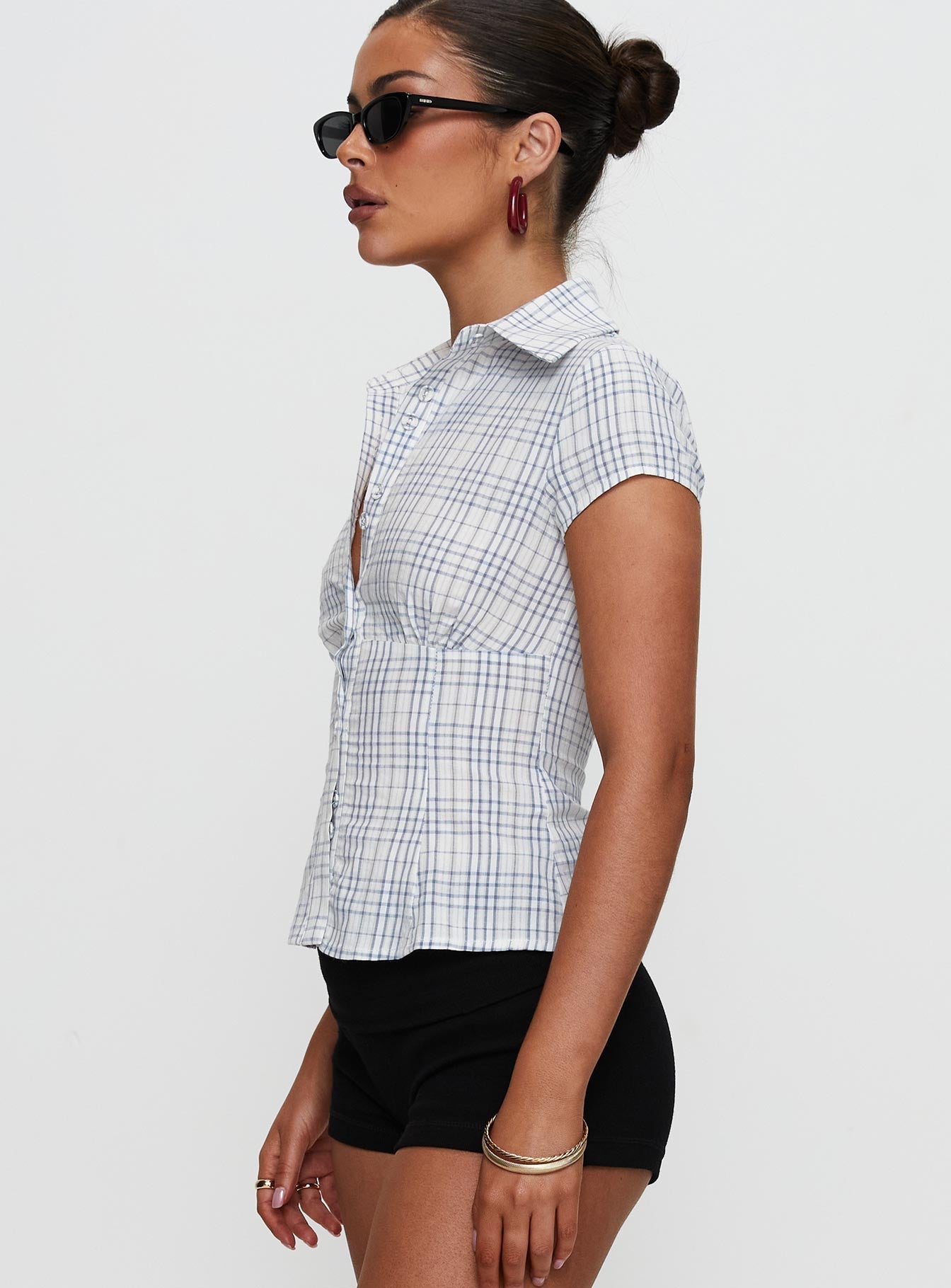 Ellie | Blue Lady Blouse