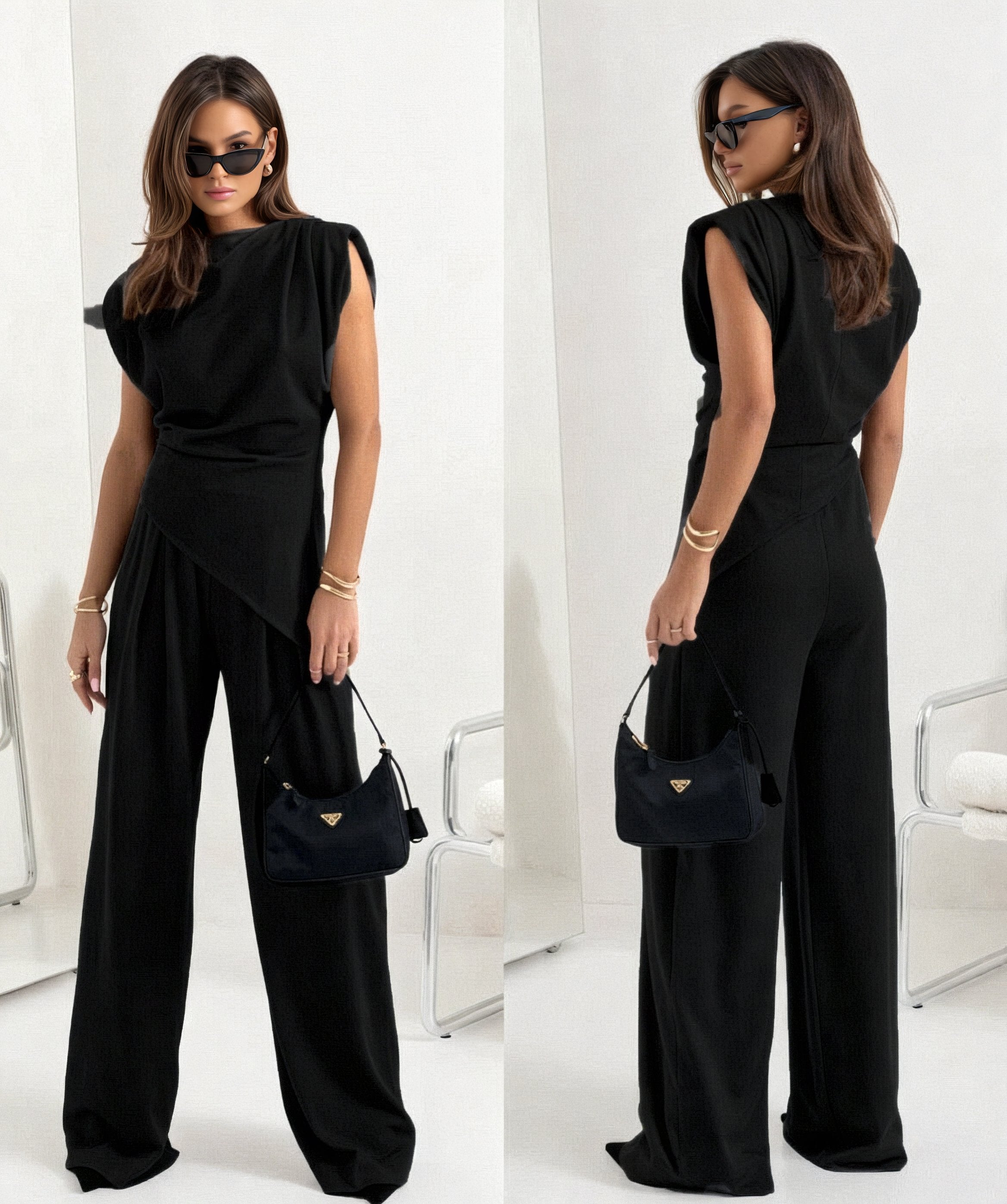 Fenella | Sleeveless Two-Piece Set