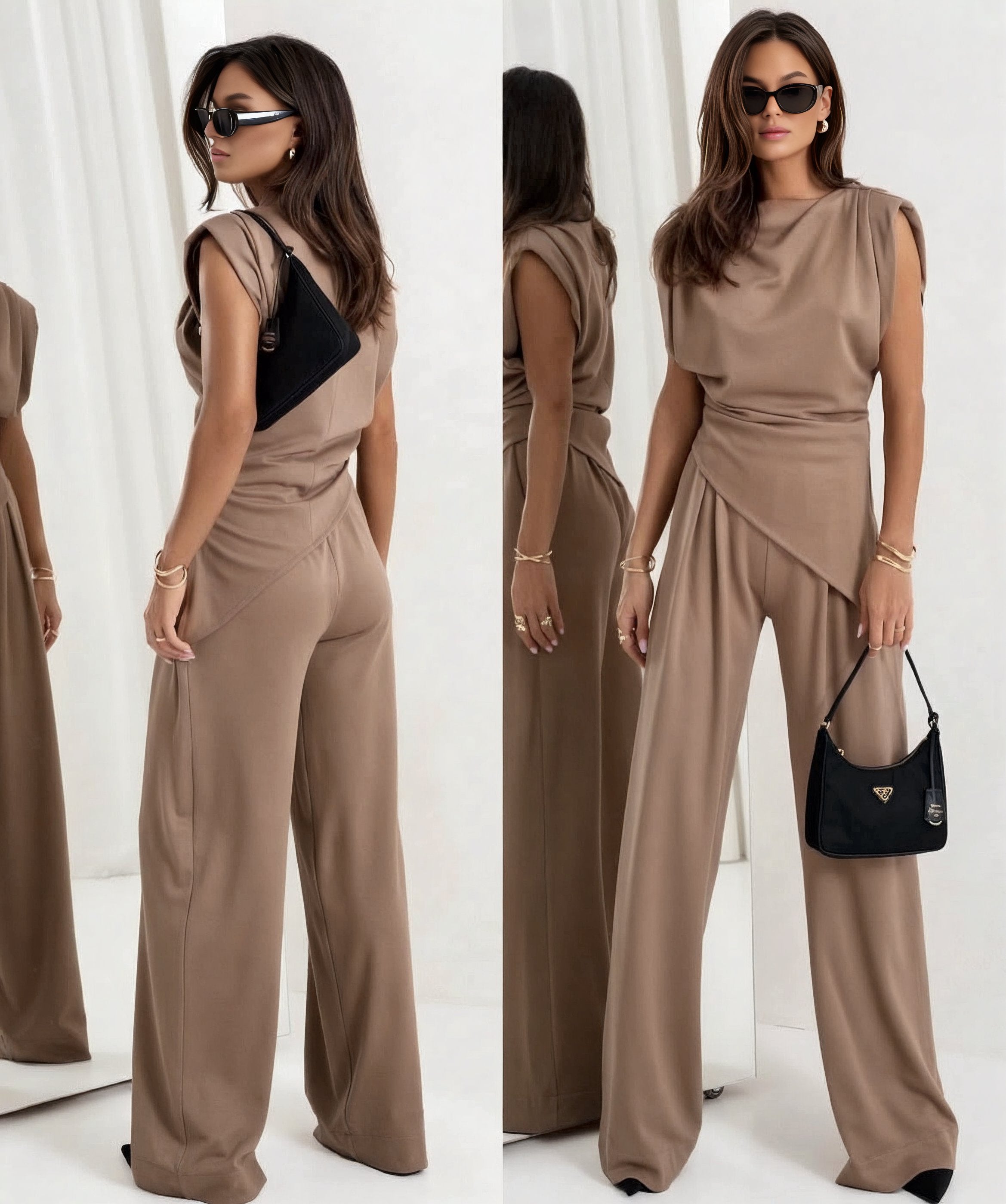 Fenella | Sleeveless Two-Piece Set