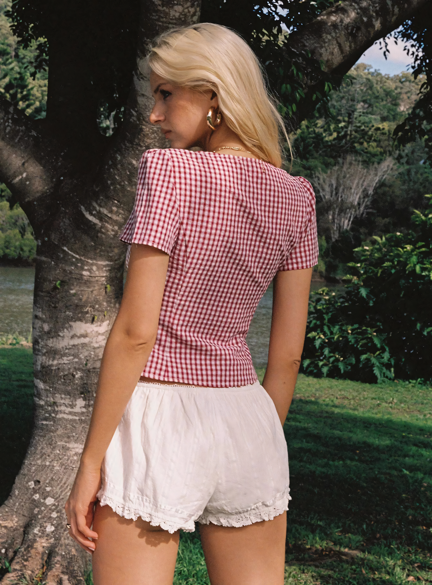 Emily | Gingham Top