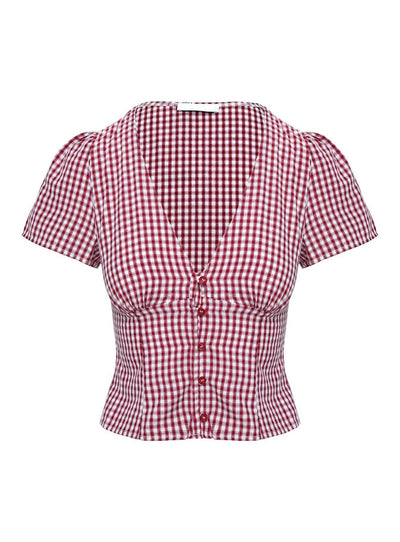 Emily | Gingham Top