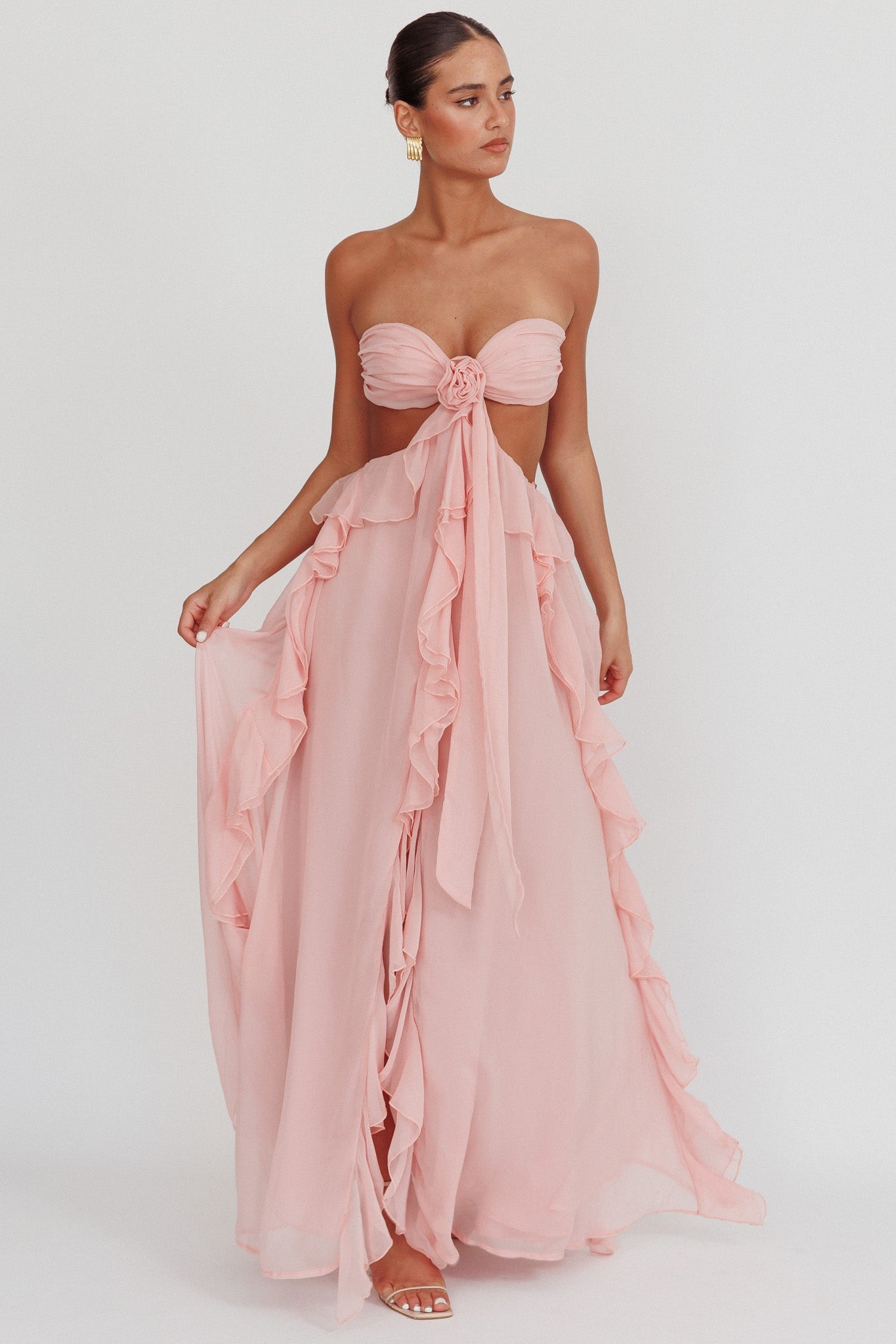 Rosa | Ruffle Maxi Dress