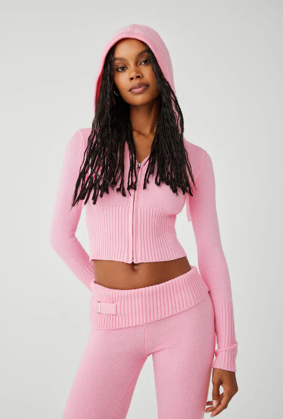 Katie | Cropped Hoodie set