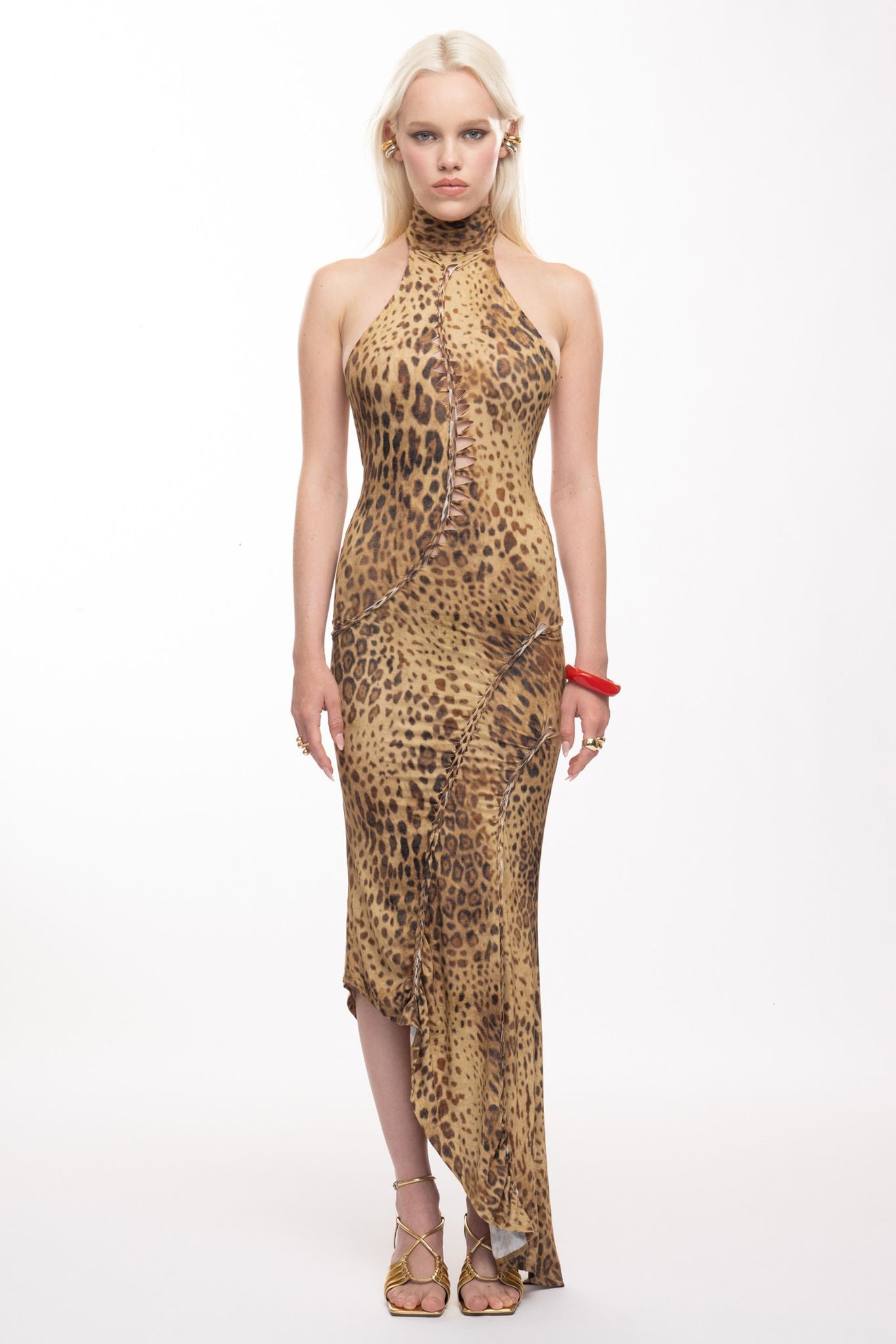 Ulta | Leopard Macramé Dress