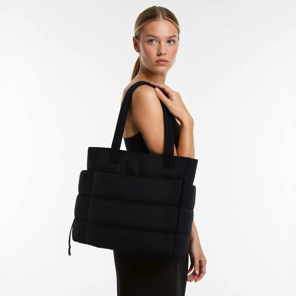 Amelia | Puffy Tote Handbag