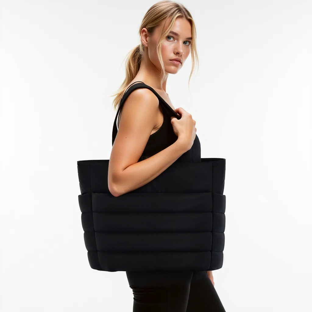 Amelia | Puffy Tote Handbag