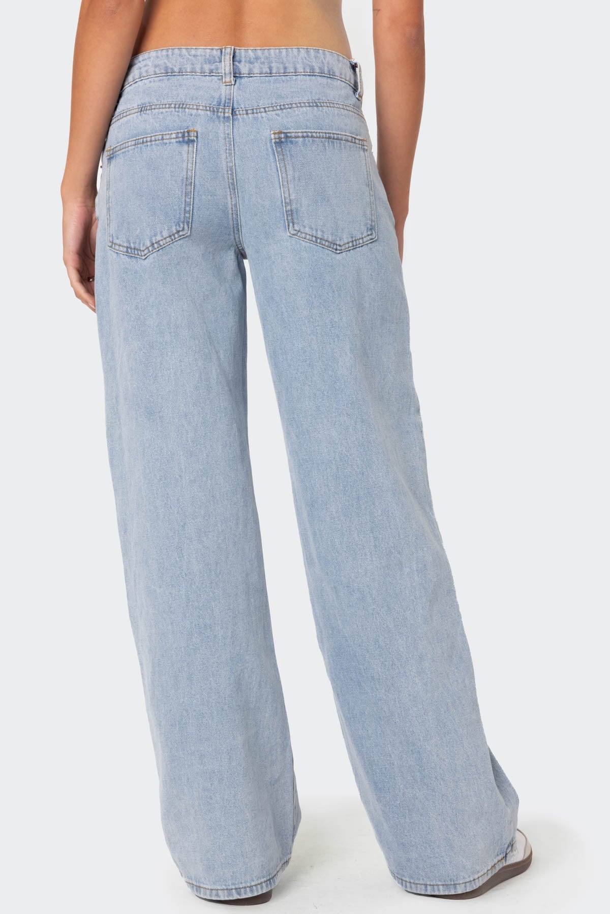 Minnie | Washed Low Rise Jeans